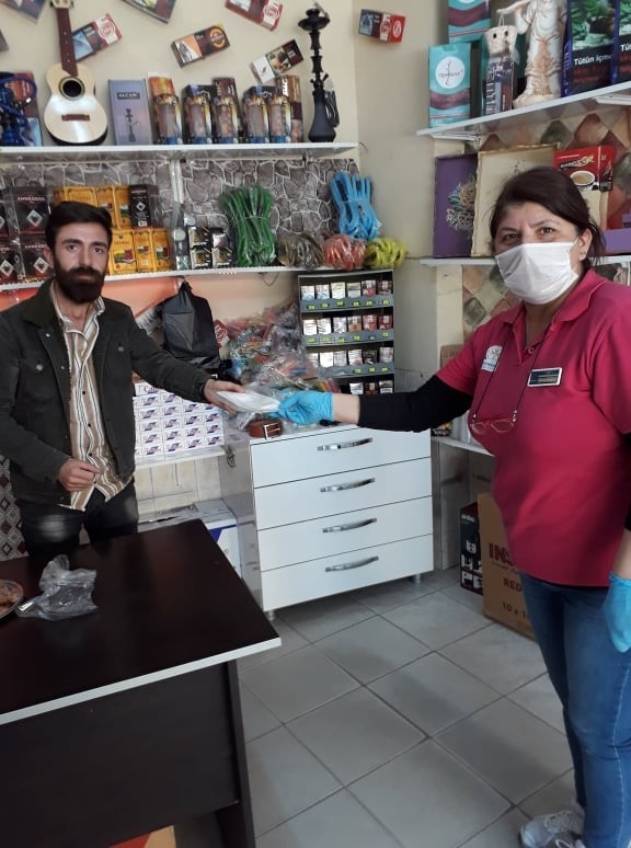 Germencik’te 80 Bin Maske Dağıtıldı