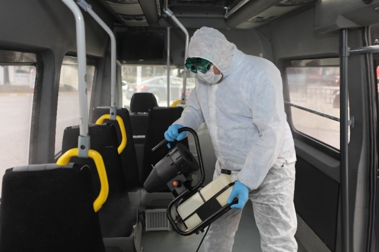 Sincan’da Hijyen İçin Tonlarca Dezenfektan Kullanıldı