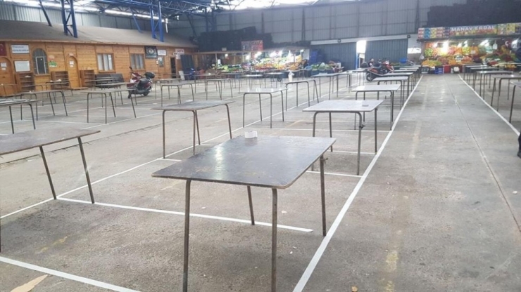 Pazar Satıcıları İçin Sosyal Mesafe Kuralı