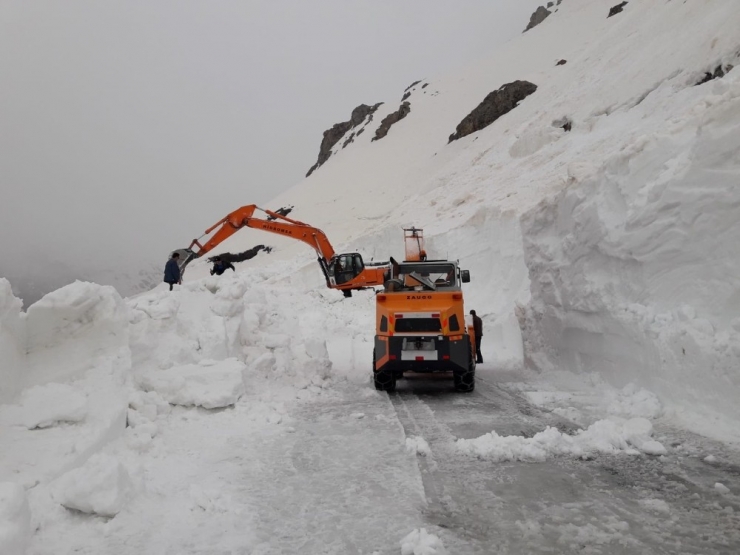 Çığ Nedeniyle 42 Kişinin Hayatını Kaybettiği Bahçesaray Yolu Ulaşıma Açıldı