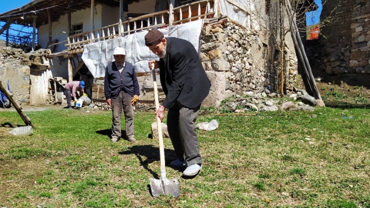 103 Yaşındaki Asırlık Çınar, Enerjisiyle Gençlere Taş Çıkarıyor