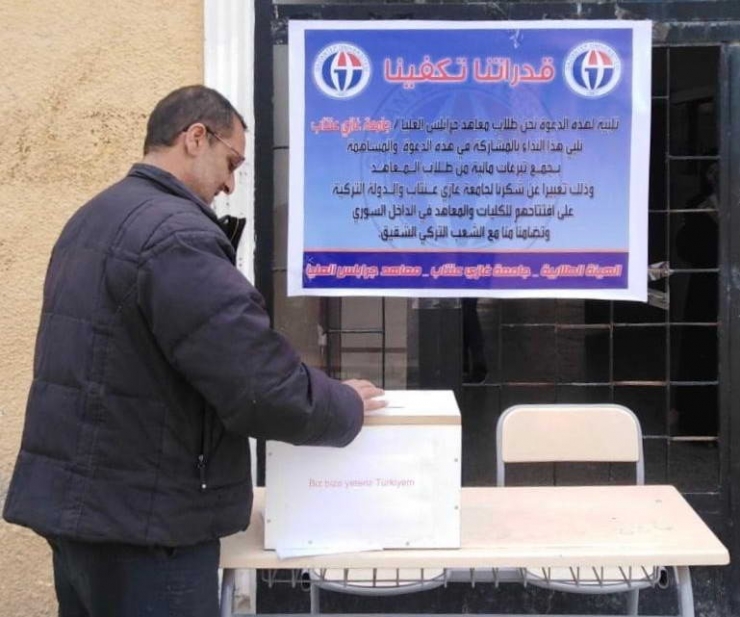 Suriyeli Öğrencilerden Milli Dayanışma Kampanyası’na Anlamlı Bağış