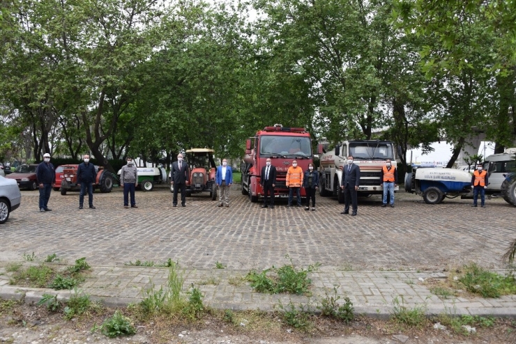 Ziraat Odasından İlaçlama Çalışmalarına Katkı