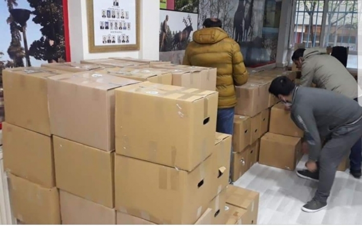 İstanbul Alaçamlılar Derneğinden 350 Yardım Kolisi