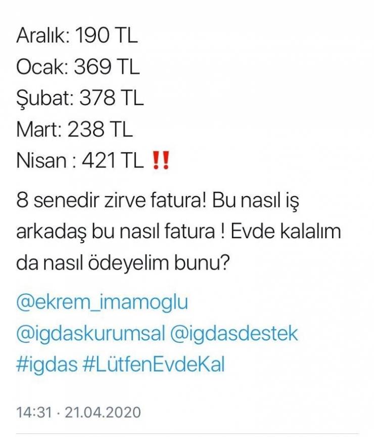 İstanbul’da İbb’ye Doğalgaz Faturası Tepkisi