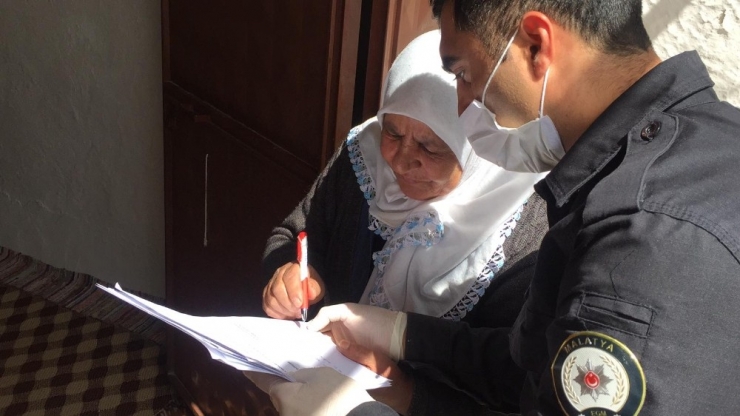 Polis Ekipleri Yaşlıların İhtiyaçlarını Karşılıyor