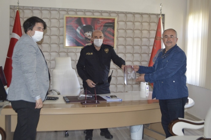 Polise Yüz Koruyucu Maske