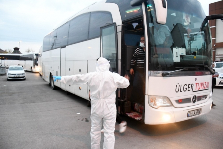 Kuveyt’ten Gelen 348 Türk Vatandaşı Aksaray’da Karantinaya Alındı