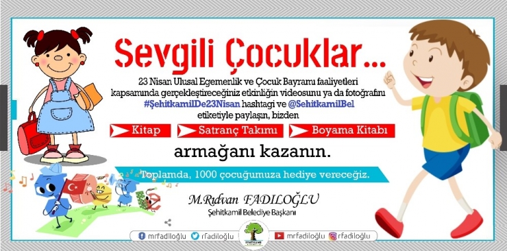 Şehitkamil’den 23 Nisan’a Özel Etkinlik