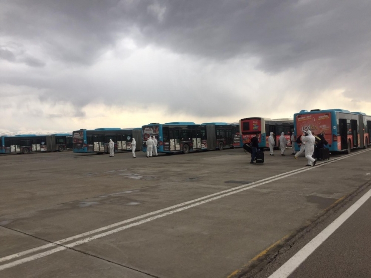 Suudi Arabistan’dan Getirilen 182 Türk Erzurum’da Karantinaya Alındı