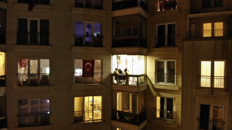 İstanbul’da 23 Nisan Kutlamaları Havadan Görüntülendi