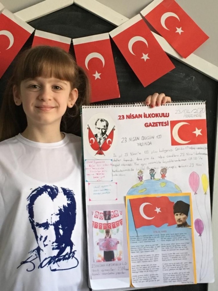 Çocuklardan 100. Yıl Özel Gazetesi