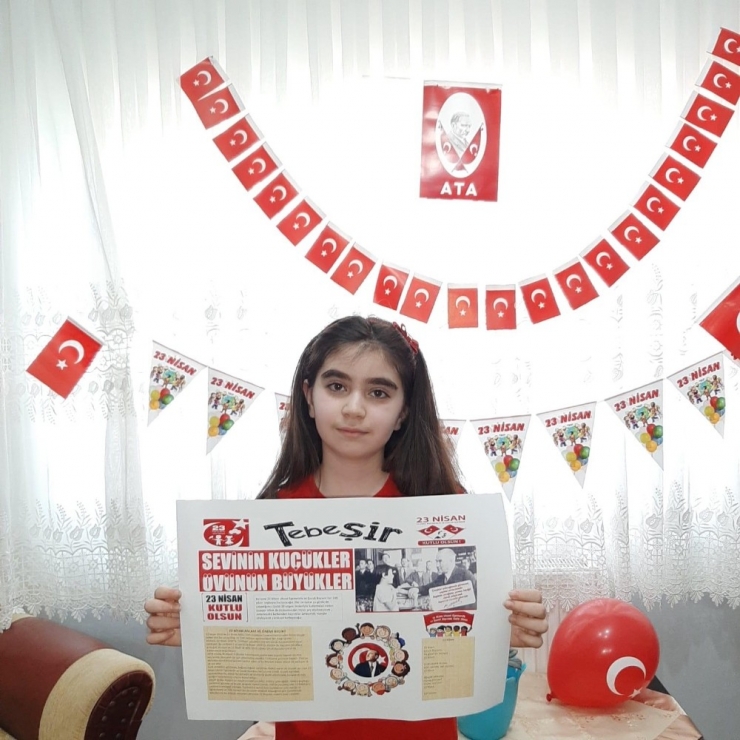 Çocuklardan 100. Yıl Özel Gazetesi