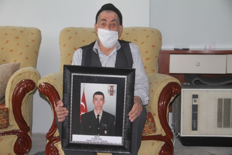 Şehit Babasından, "Milli Dayanışma" Kampanyasına Destek