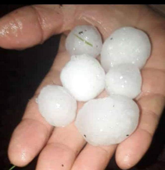 Elazığ’da Misket Büyüklüğünde Dolu Yağdı