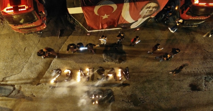 İtfaiyecilerden 23 Nisan Kutlaması