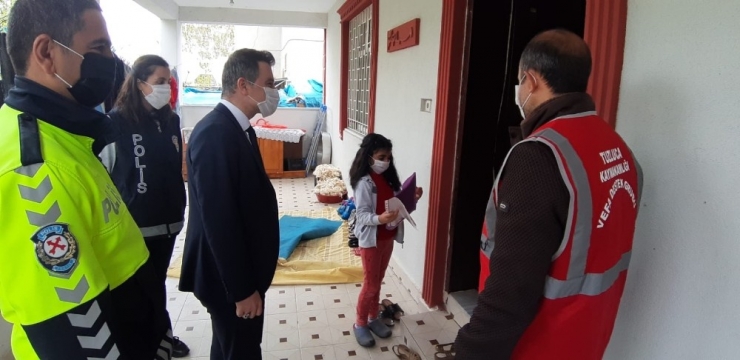 Tuzluca’da İlköğretim Öğrencisi Mervenur’a Doğum Günü Pastası Sürprizi