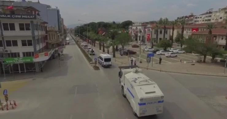 Ödemiş’te Muhteşem Polis Konvoyu