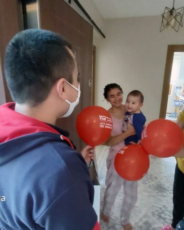 112 Çağrı Merkezinden Türk Bayrağı İstediler