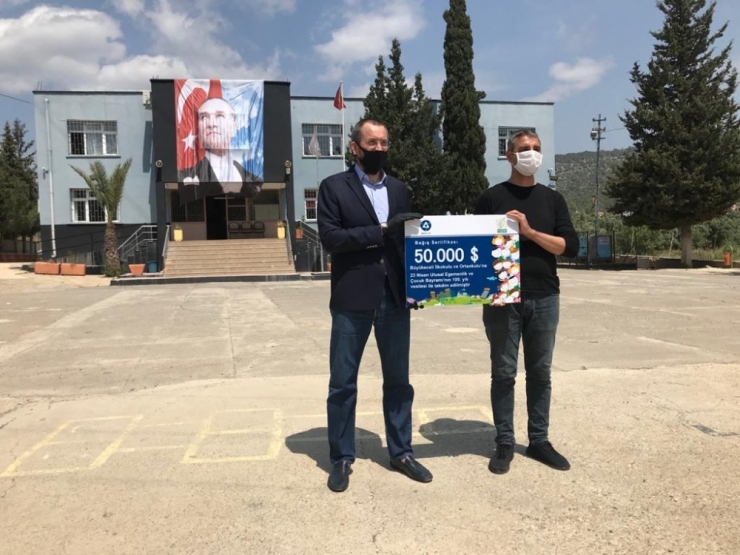 Akkuyu Nükleer A.ş.’den Okula 50 Bin Dolarlık Bağış