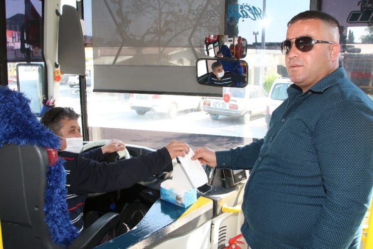 Antalya’nın Toplu Ulaşım Araçlarına Dezenfekte