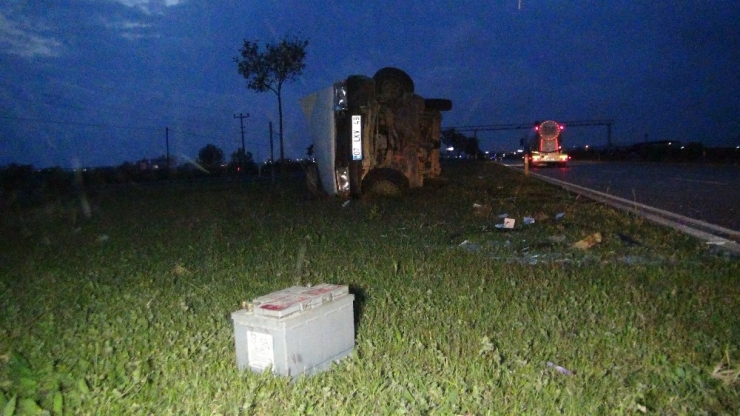 Manavgat’ta Kaza Yapan Sürücüye Sokağa Çıkma Yasağını İhlalden 3 Bin 150 Tl Ceza