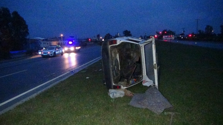 Manavgat’ta Kaza Yapan Sürücüye Sokağa Çıkma Yasağını İhlalden 3 Bin 150 Tl Ceza