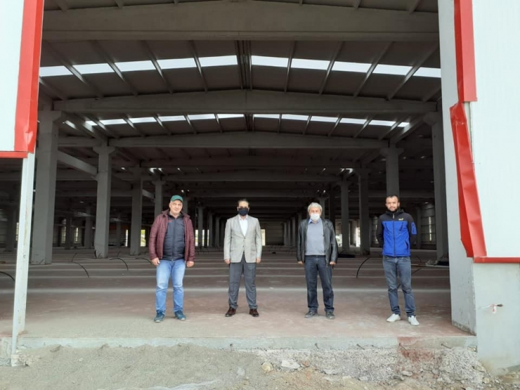 Kaymakam Ve Belediye Başkanından Sanayi Alanında İnceleme