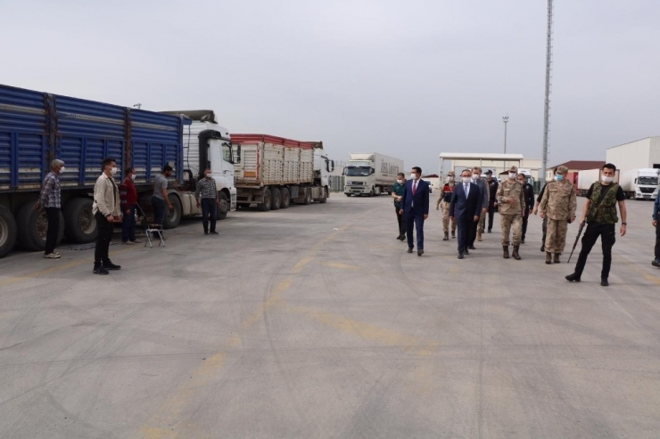 Vali Soytürk’den Çobanbey Sınır Kapısını Denetledi