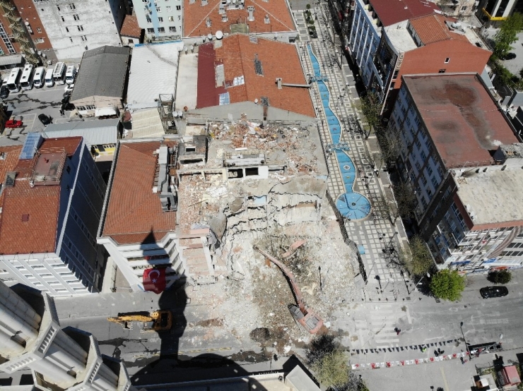 Sokağa Çıkma Günlerinde Kentsel Dönüşüm Hızlandı, Çalışmalar Havadan Görüntülendi