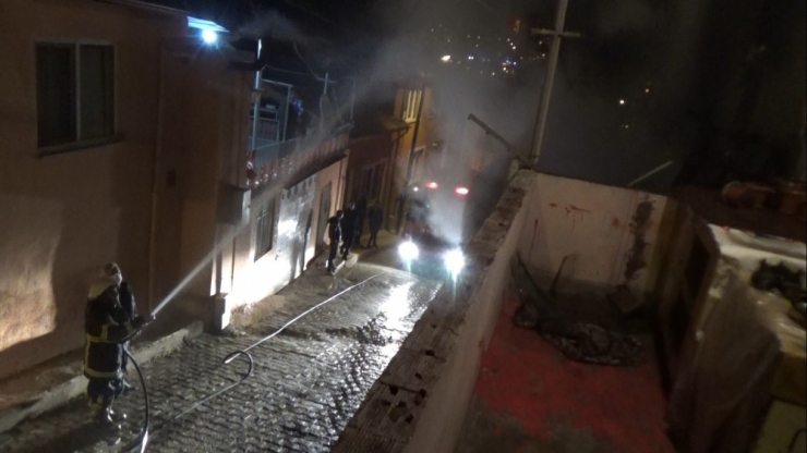 Amasya’da Kokutan Odunluk Yangını