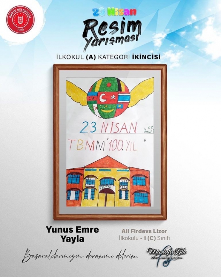Gürsu’da Resim Yarışması Sonuçlandı