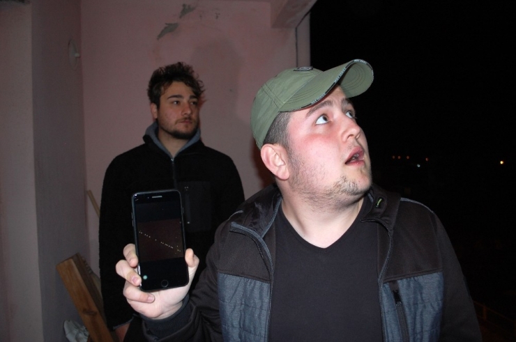 Tekirdağ Ve Kırklareli’de Gökyüzünde Görülen Esrarengiz Işık Şaşırttı