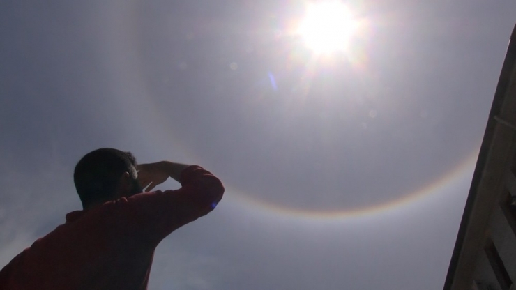 Tokat’ta Enteresan Doğa Olayı, Bakan Bir Daha Baktı