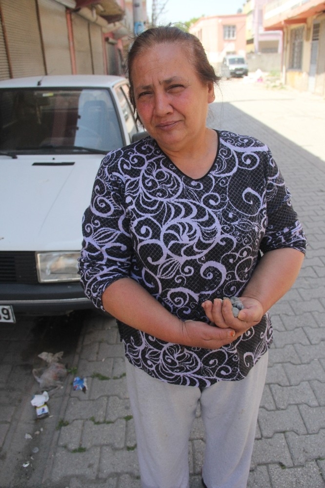 Sokağa Çıkma Kısıtlamasında Torunu İçin 40 Taş Topladı