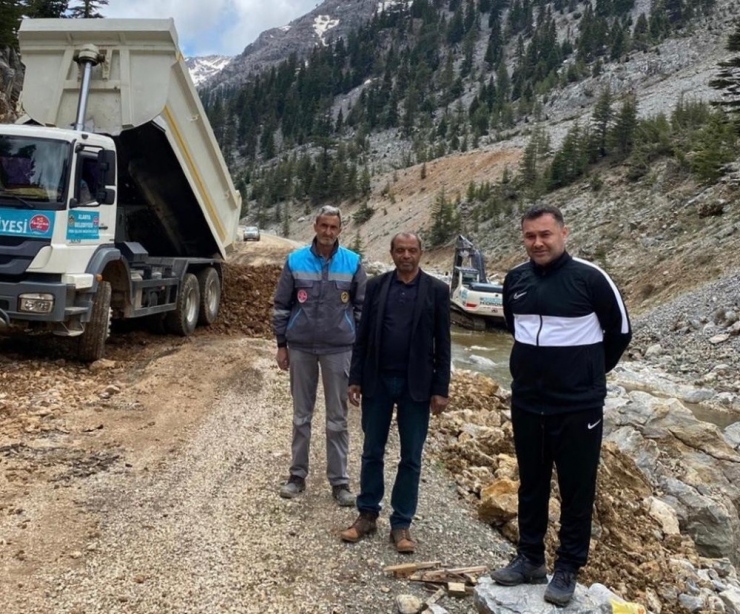 Gökbel Ve Çökele Yayla Yolu Trafiğe Açıldı