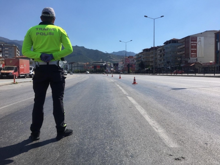 Denizli’de Sokağa Çıkma Kısıtlamasının 4. Gününde De Sessizlik Hakim Oldu