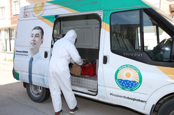 Gölbaşı Belediyesi, İhtiyaç Sahiplerine İftar Menülerini Ulaştırdı