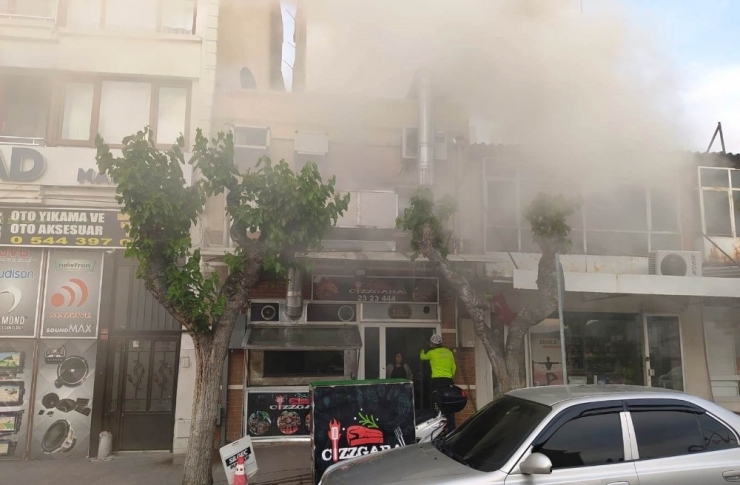 Manisa’da Baca Yangını Korkuttu