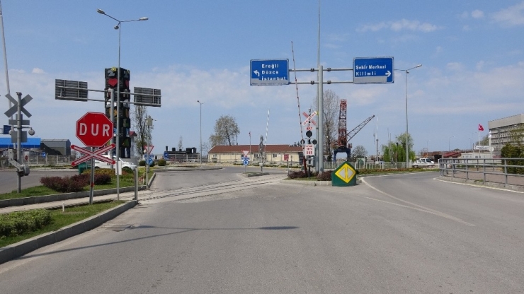 Zonguldak’ta Kısıtlamanın 4’üncü Gününde Sokaklar Boş Kaldı