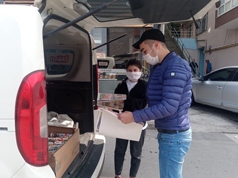 Gazeteler Vatandaşın Ayağına Gitti