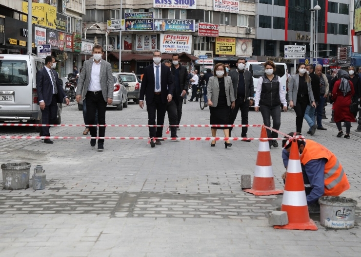 Başkan Şahin Yol Çalışmalarını İnceledi