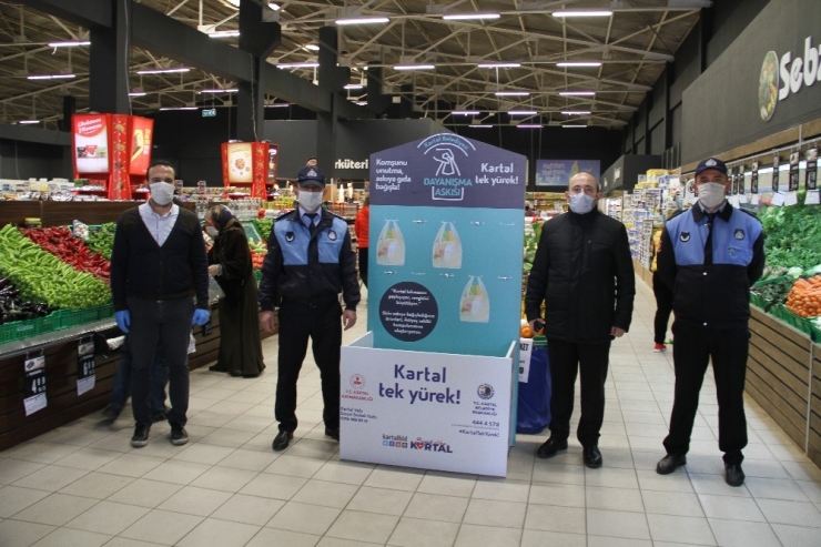 Kartal’da İhtiyaç Sahipleri İçin Askıda Yiyecek Uygulaması Başladı