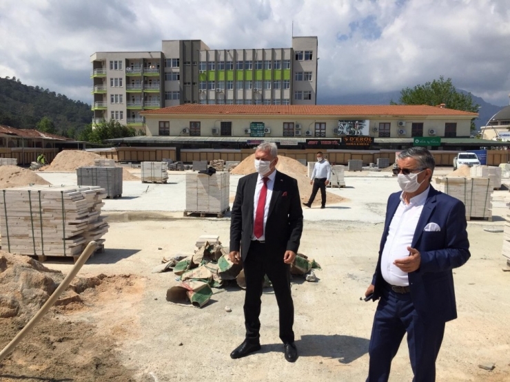 Başkan Topaloğlu İlçedeki Çalışmaları İnceledi