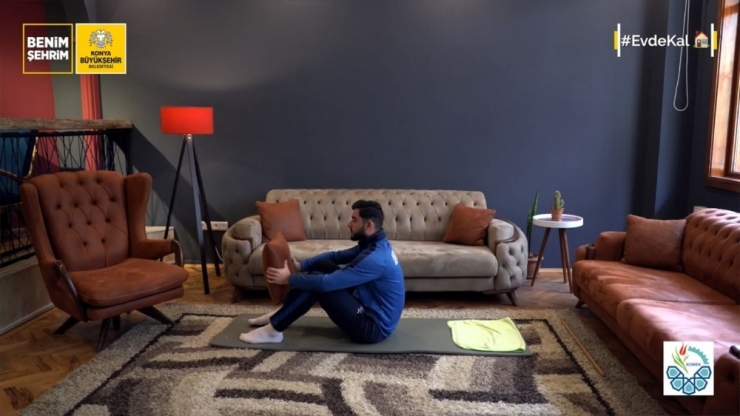 Konya Büyükşehir’den “Evde Kal Hareketsiz Kalma” Kampanyasına Destek