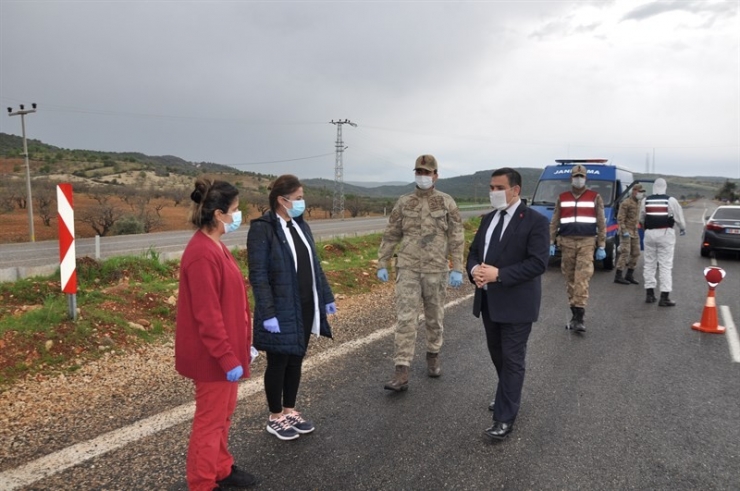Kaymakam İmamoğlu’ndan Kontrol Noktalarına Ziyaret