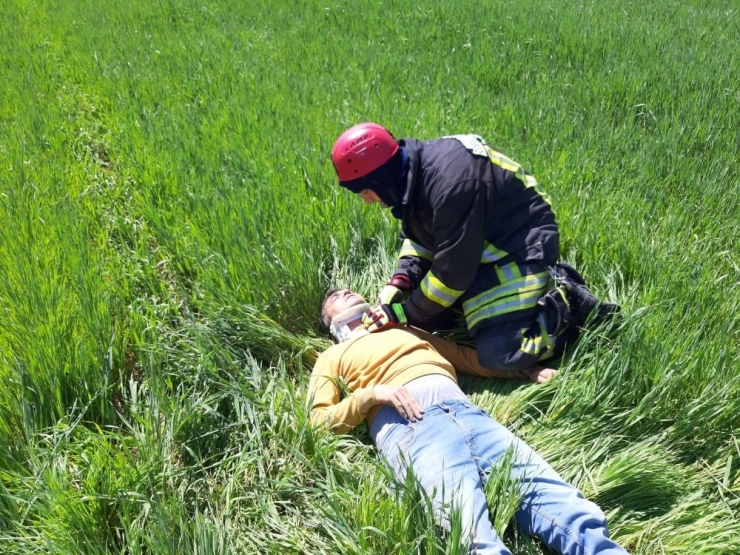 Denizli’de Otomobil Kazası: 1 Yaralı