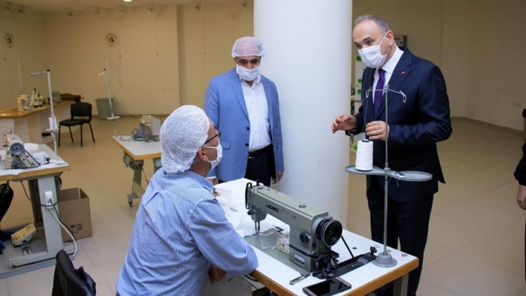 Düzce’de Maske Üretimi Hızlandı