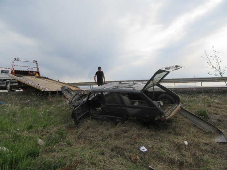 İftar İçin Köyüne Giderken Kaza Yaptı Ve Ağır Yaralandı