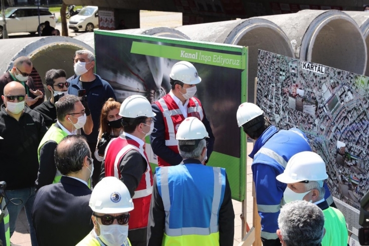 Ekrem İmamoğlu Ve Gökhan Yüksel, Kartal’da Altyapı Çalışmalarını Yerinde İnceledi